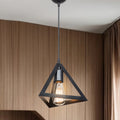 Lustra Lesly, Negru, 24x24x22 cm, imagine suplimentara