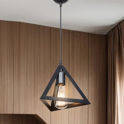 Lustra Lesly, Negru, 24x24x22 cm, imagine suplimentara