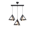 Lustra Lich Negru 60x24x75 cm