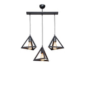 Lustra Lich Negru 60x24x75 cm