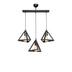 Lustra Lich Negru 60x24x75 cm