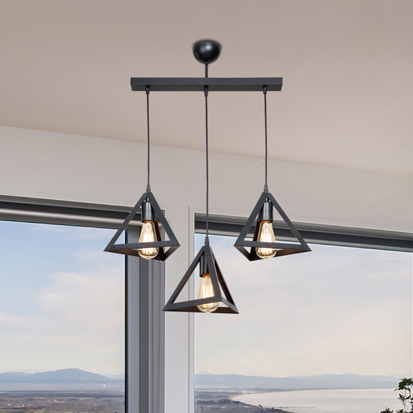 Lustra Lich, Negru, 60x24x75 cm