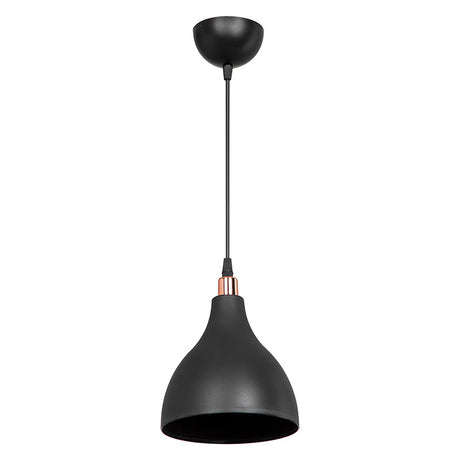 Lustra Lofty, Negru, 18x18x22 cm