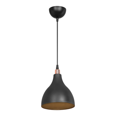 Lustra Lofty, Negru, 18x18x22 cm