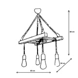 Lustra Merdiven Chandelier, Nuc