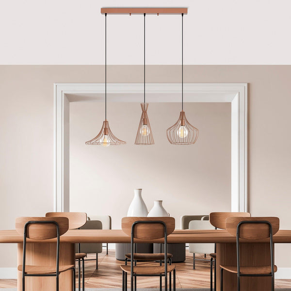 Lustra Mezopotamya - N-1285, Cupru, 110x37x122 cm