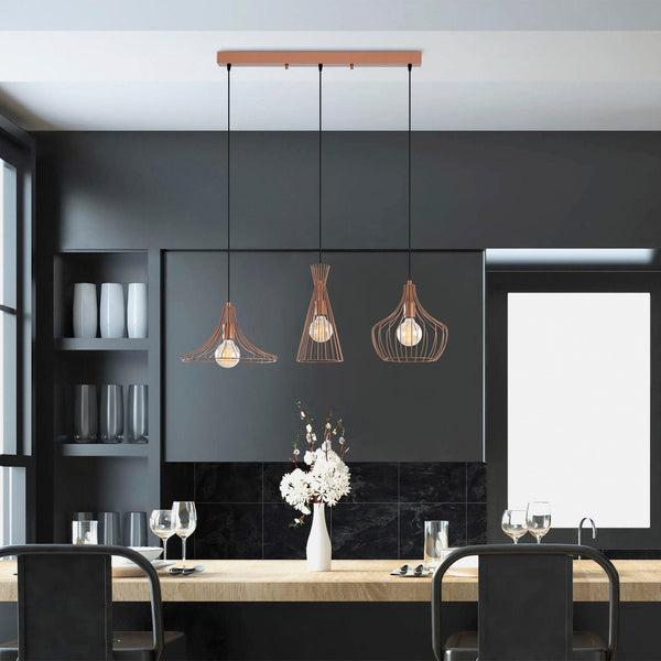 Lustra Mezopotamya - N-1285, Cupru, 110x37x122 cm