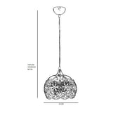 Lustra Nevra Chandelier, Multicolor