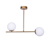 Lustra Opedro metal auriu 60x30x40 cm
