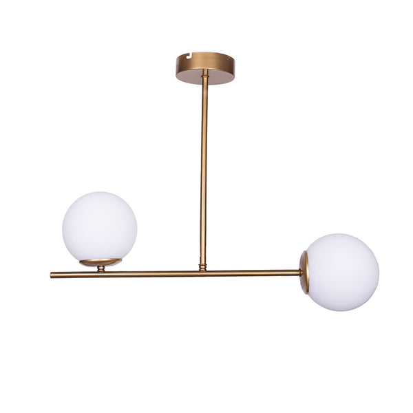 Lustra Opedro metal, auriu, 60x30x40 cm