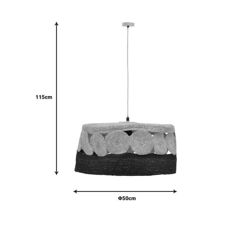 Lustra Ormen, Natural, 50x50x115 cm, perspectiva suplimentara