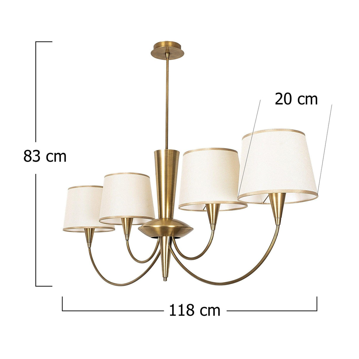 Lustra Pardos Chandelier, Antic