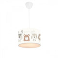 Lustra pentru copii PWL-1095, gri - alb, D24x70 cm