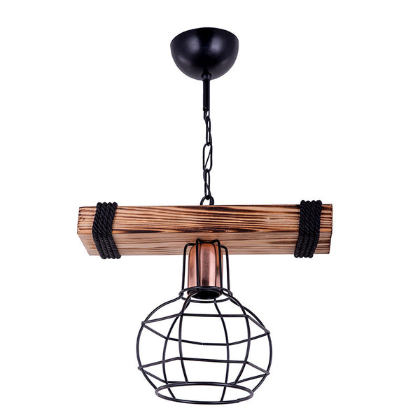 Lustra PWL-1033, nuc-negru, 28x15x50 cm