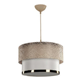 Lustra PWL-1090, aur alb, D30x20 cm