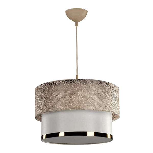Lustra PWL-1090, aur alb, D30x20 cm