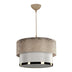Lustra PWL-1090, aur alb, D30x20 cm