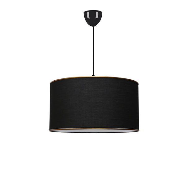 Lustra PWL-1091, metal si textil, D38x21 cm