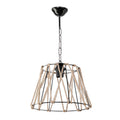 Lustra PWL-1114, negru-bej, 30x30x54 cm, detaliu produs