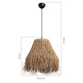 Lustra PWL-1126, maro, 36x90 cm, perspectiva suplimentara