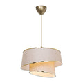 Lustra PWL-1127, bej-maro-auriu, 33x65 cm, detaliu produs