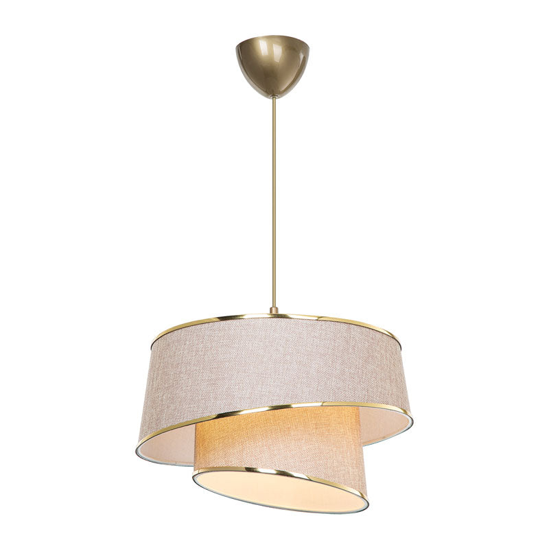 Lustra PWL-1127, bej-maro-auriu, 33x65 cm