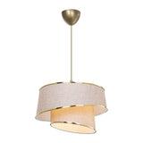 Lustra PWL-1127, bej-maro-auriu, 33x65 cm