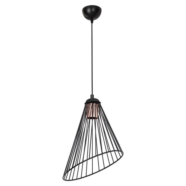 Lustra PWL-1192, negru, 24x83 cm
