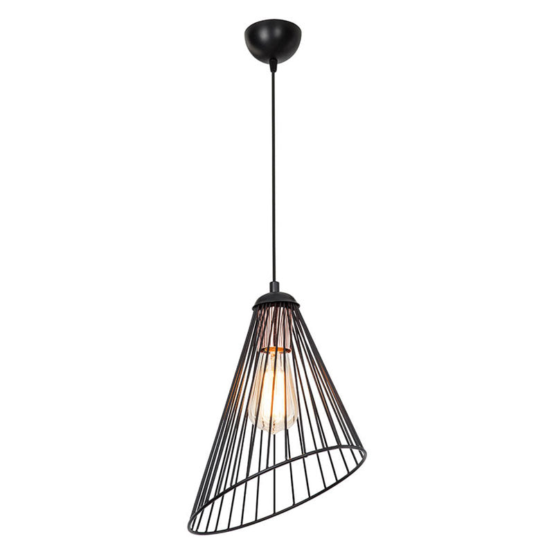 Lustra PWL-1192, negru, 24x83 cm, imagine suplimentara