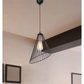 Lustra PWL-1192, negru, 24x83 cm, detaliu produs