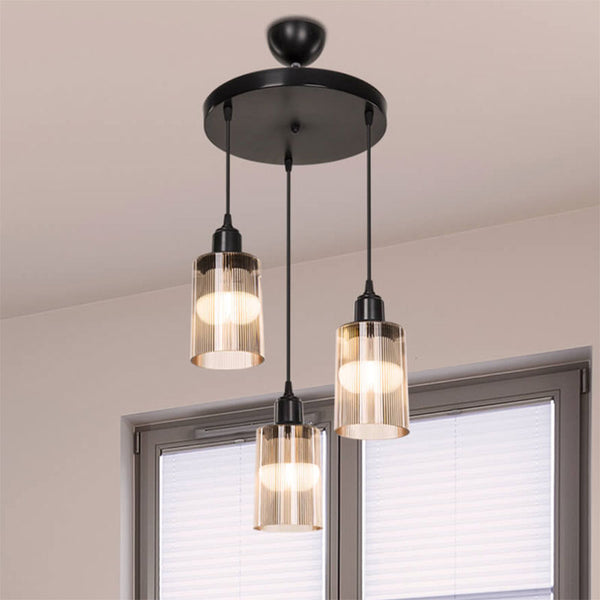 Lustra PWL-1195, Negru, 30x30x80 cm