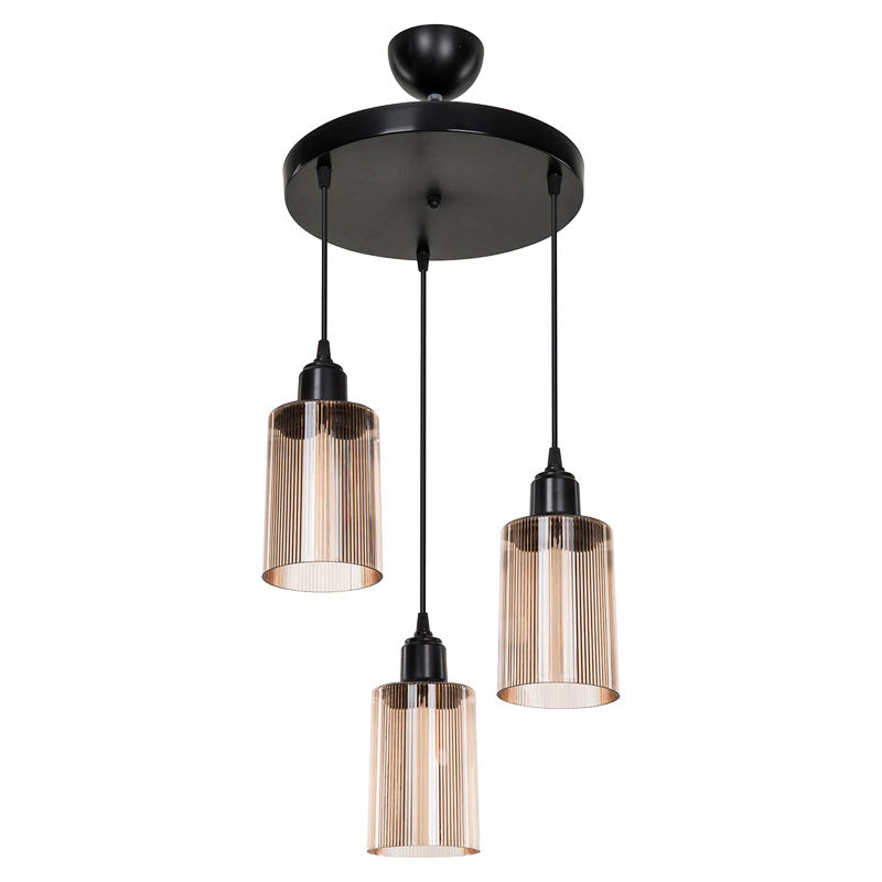 Lustra PWL-1195, Negru, 30x30x80 cm, detaliu produs