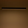 Lustra Rafmole LED metal negru si lemn, 120x100 cm, imagine suplimentara