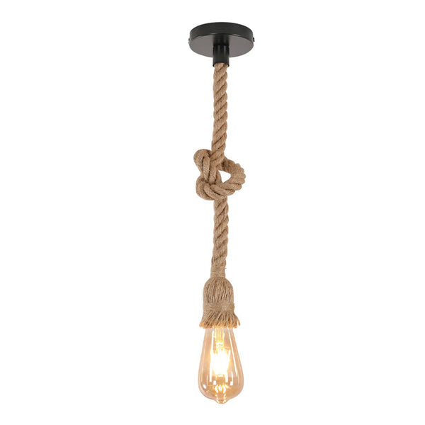 Lustra Ropily funie metalica, Natural, D1x100 cm