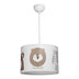 Lustra Safari, PVC, Multicolor, D30x20 cm
