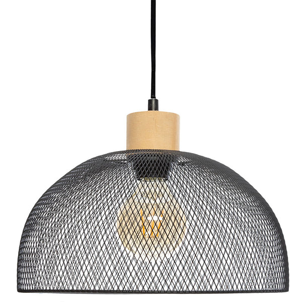 Lustra Sam, negru, 30x22 cm