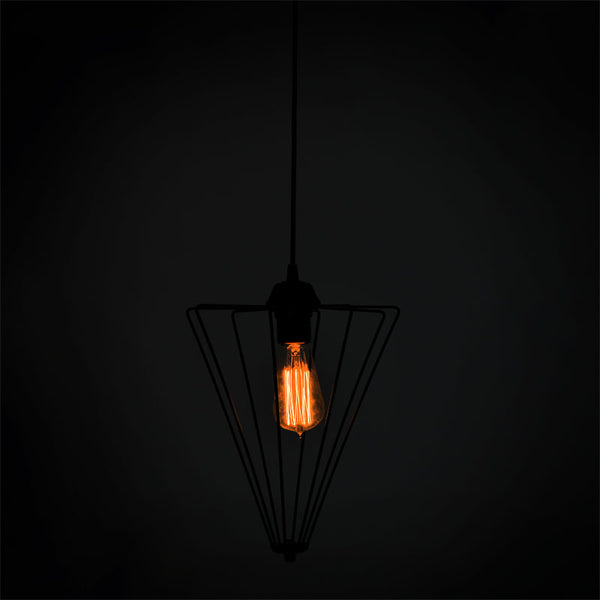 Lustra Saway, negru, 30x30x80 cm