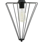 Lustra Saway, negru, 30x30x80 cm