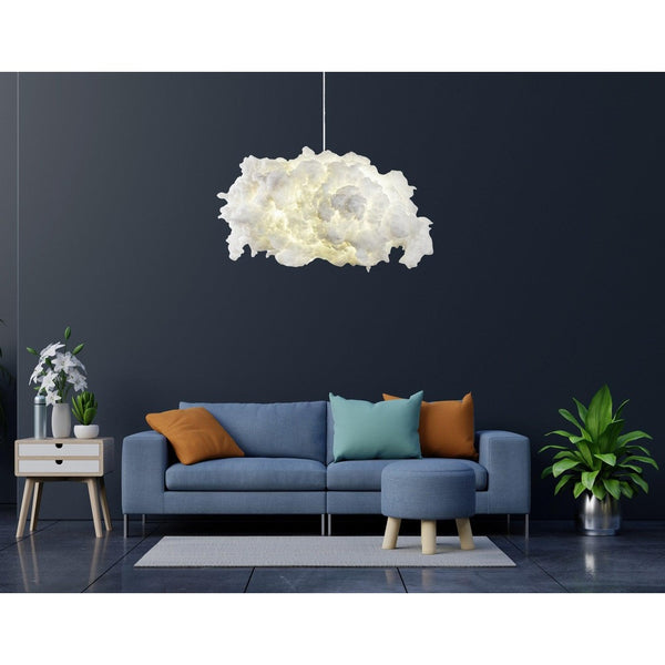 Lustra Serenity Chandelier-1, Alb, 60x45x80 cm