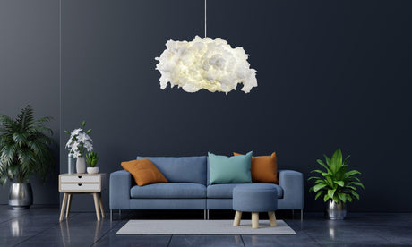 Lustra Serenity Chandelier-1, Alb, 60x45x80 cm