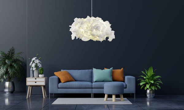Lustra Serenity Chandelier-1, Alb, 60x45x80 cm