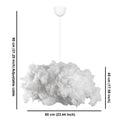 Lustra Serenity Chandelier-1, Alb