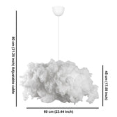 Lustra Serenity Chandelier-1, Alb