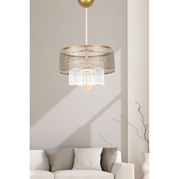 Lustra SH216 Chandelier, Alb, 27x27x64 cm