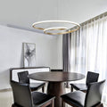 Lustră tavan cu LED Rexon, Metal, Auriu, 49x12 cm, imagine suplimentara