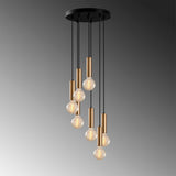 Lustra Tempo Chandelier, Bej