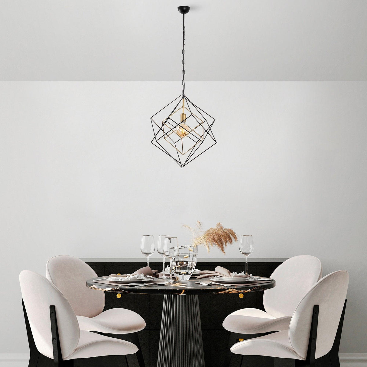 Lustra Till Chandelier, Negru