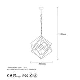 Lustra Till Chandelier, Negru