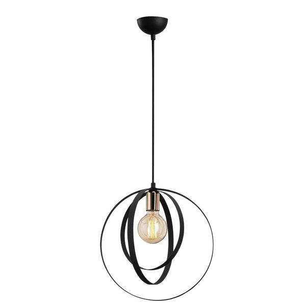 Lustra Vaveyla Chandelier, Negru, 35x35x131 cm