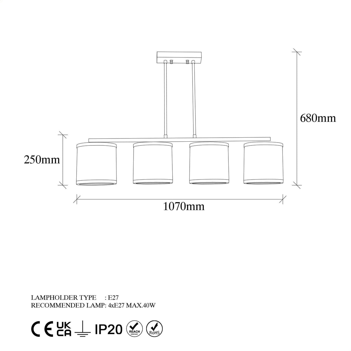 Lustra Wayer Chandelier, Vintage